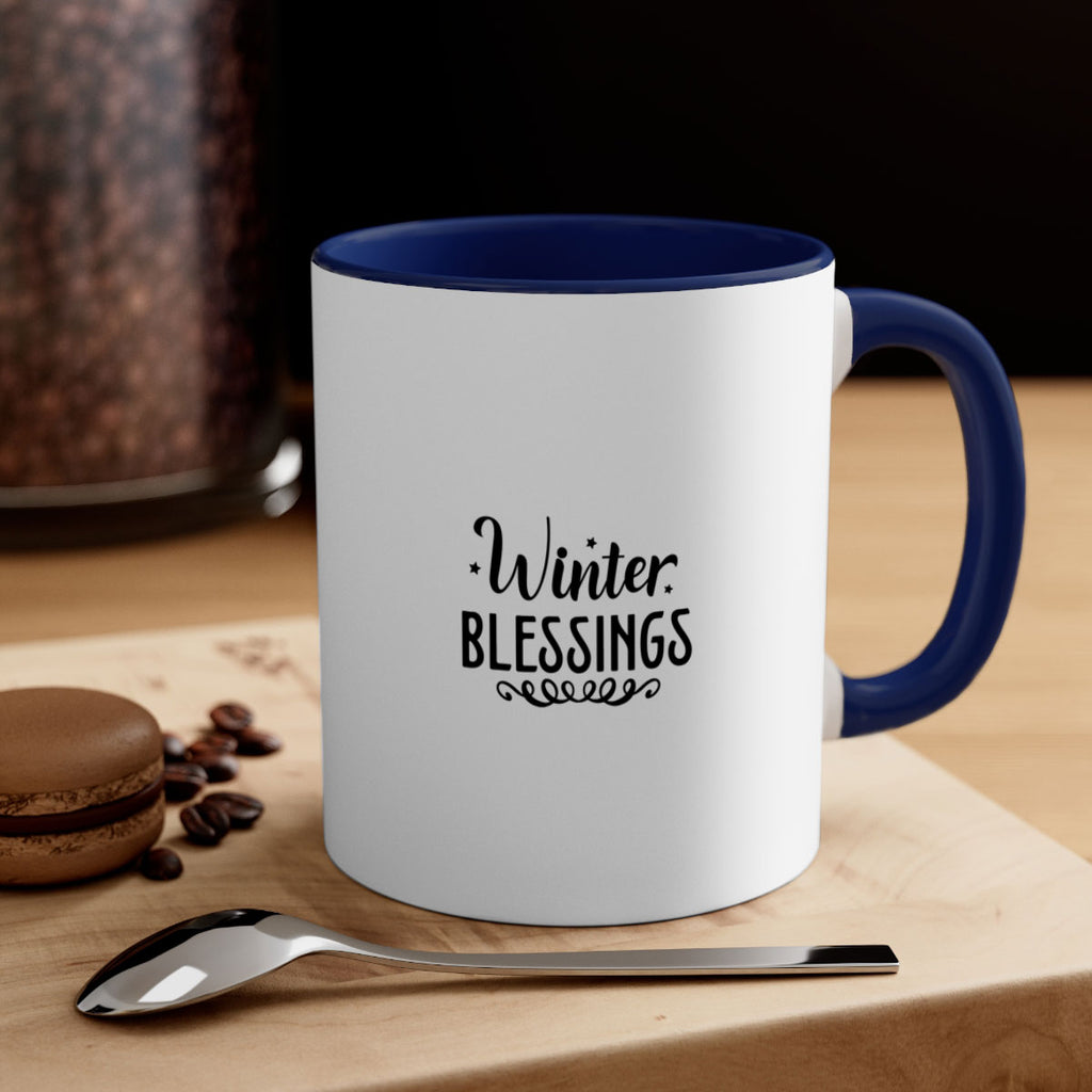 Winter Blessings 490#- winter-Mug / Coffee Cup