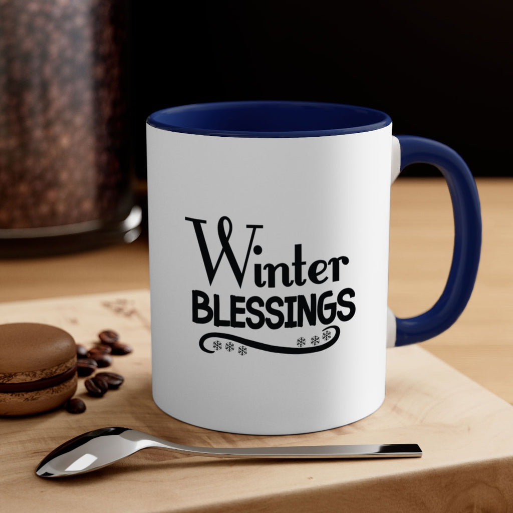 Winter Blessings 493#- winter-Mug / Coffee Cup