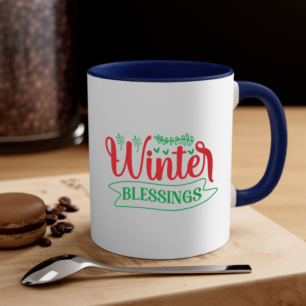 Winter Blessings 494#- winter-Mug / Coffee Cup