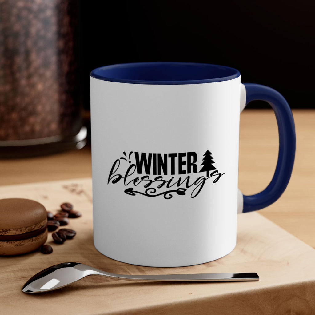 Winter Blessings 496#- winter-Mug / Coffee Cup
