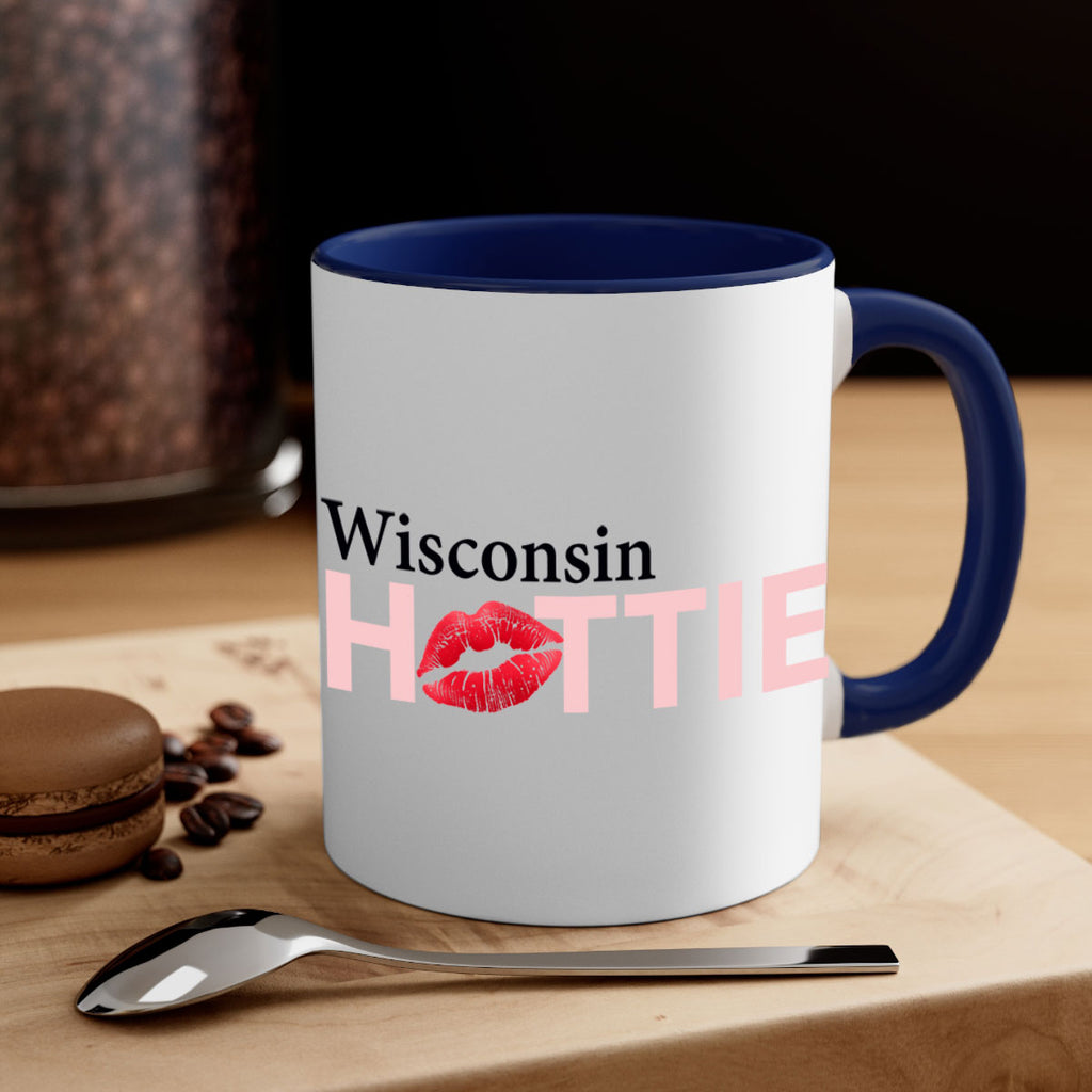 Wisconsin Hottie With Red Lips 49#- Hottie Collection-Mug / Coffee Cup