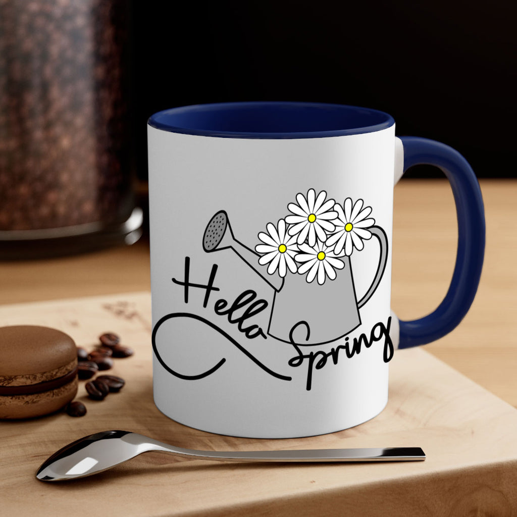 hello spring watering can208#- spring-Mug / Coffee Cup
