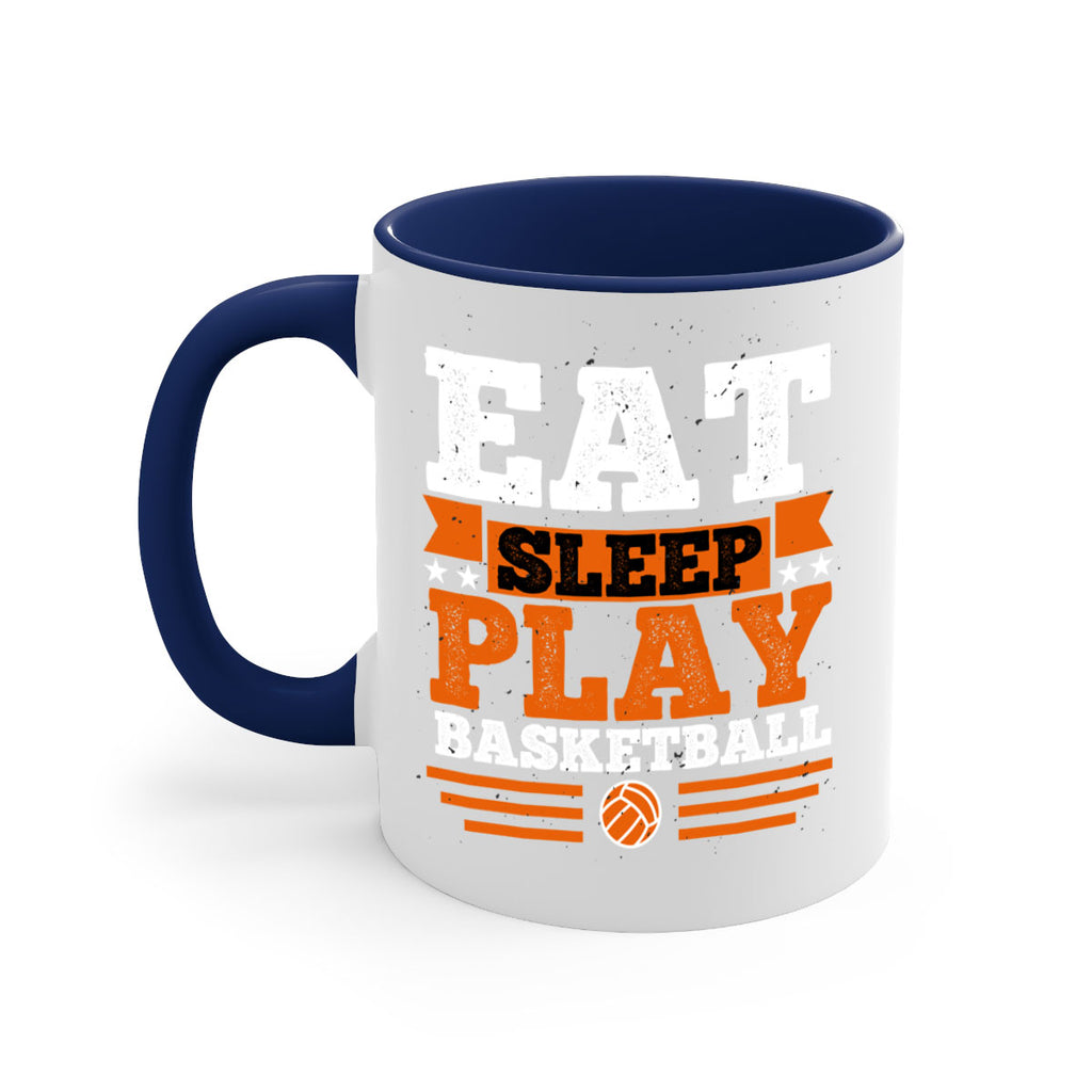 A Eat sleep play volleyball 2334#- basketball-Mug / Coffee Cup