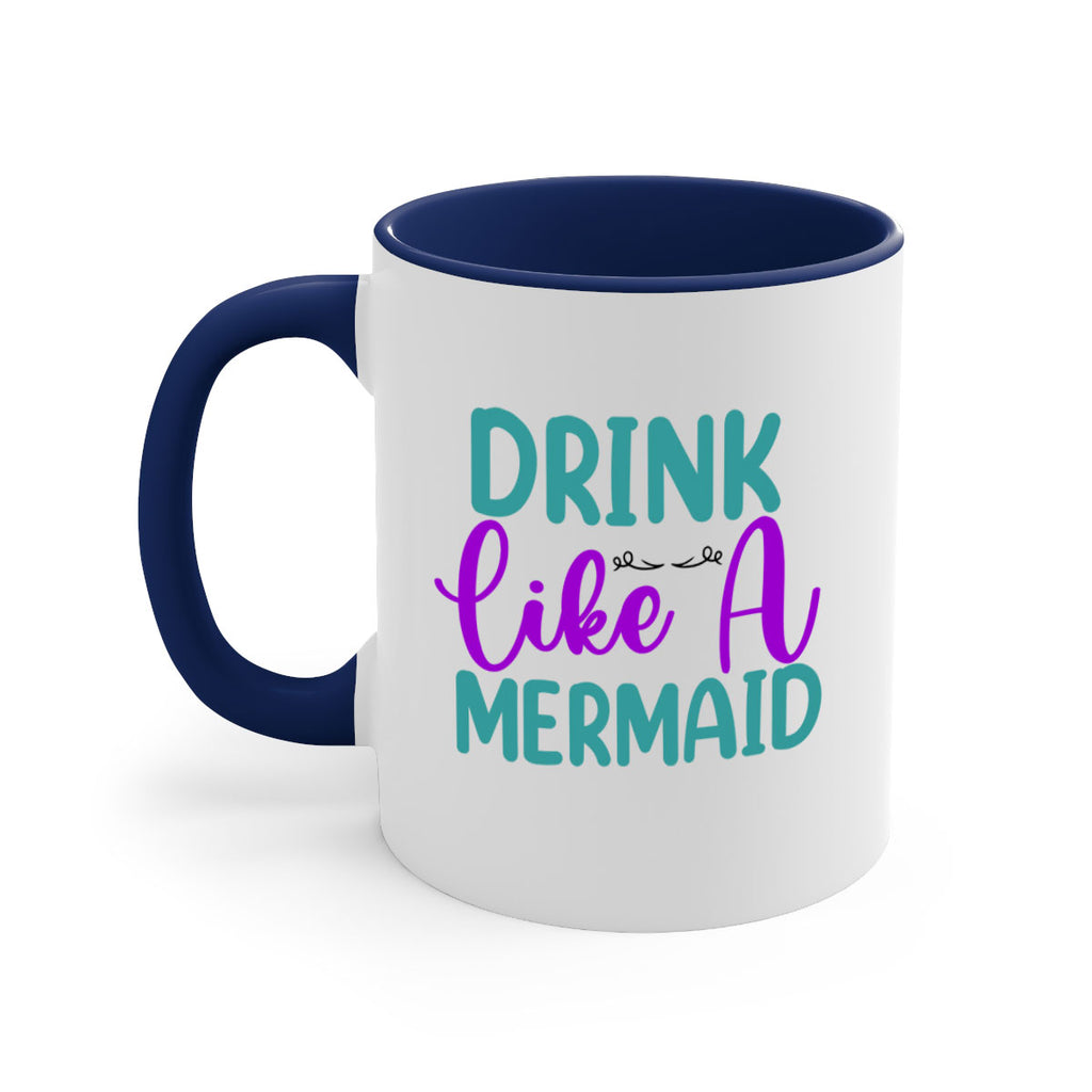 Drink Like A Mermaid 139#- mermaid-Mug / Coffee Cup