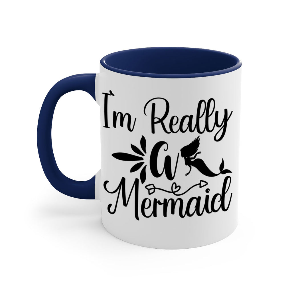 Im really a mermaid 261#- mermaid-Mug / Coffee Cup