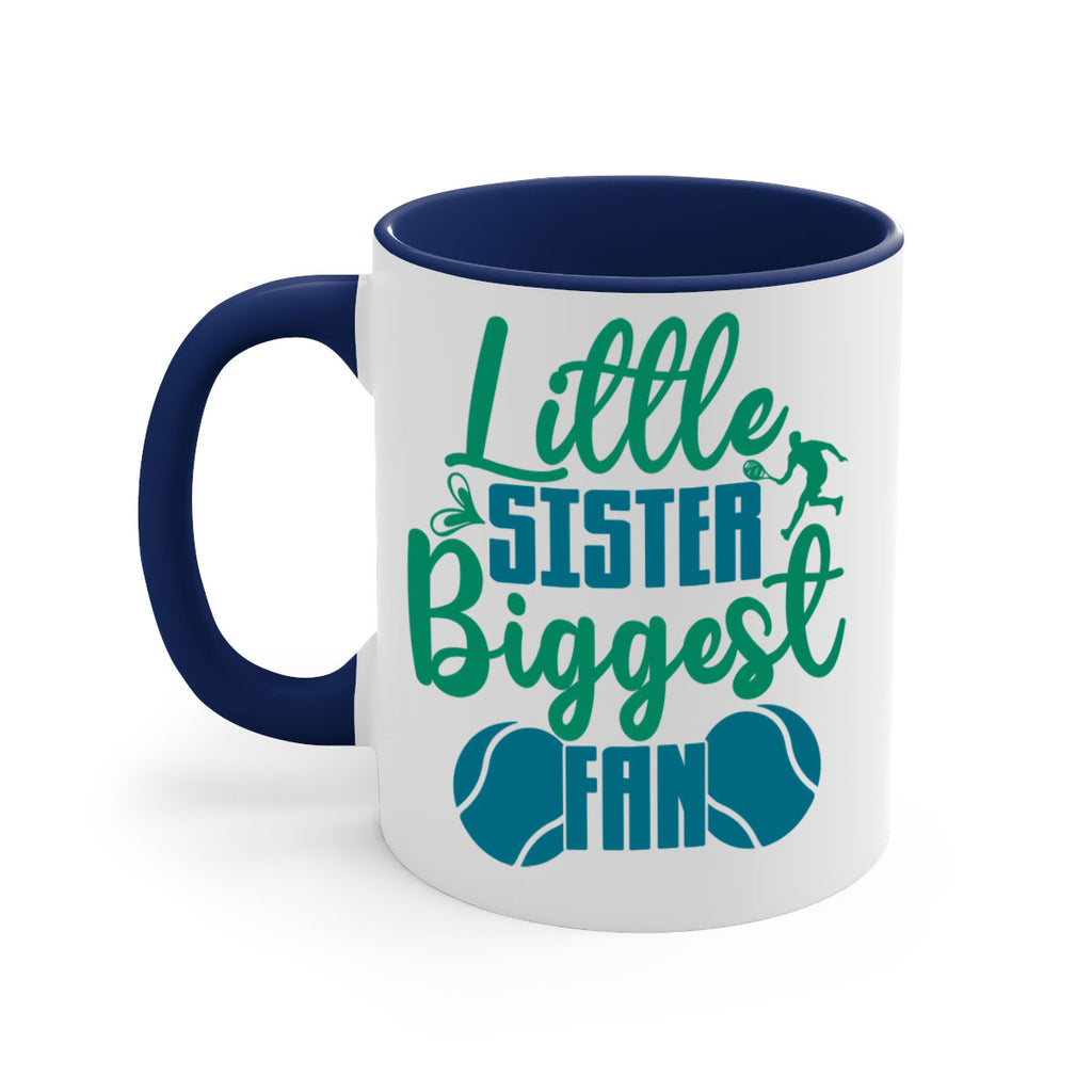 Little Sister Biggest Fan 871#- tennis-Mug / Coffee Cup
