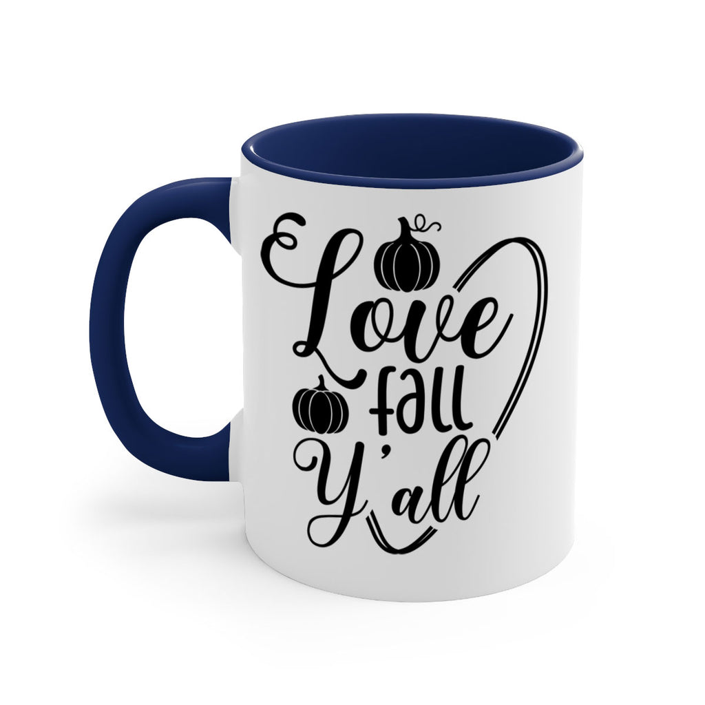 Love Fall Yall 412#- fall-Mug / Coffee Cup