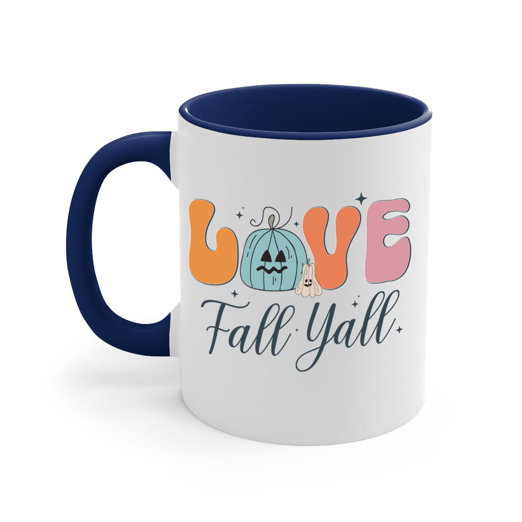 Love Fall Yall 413#- fall-Mug / Coffee Cup