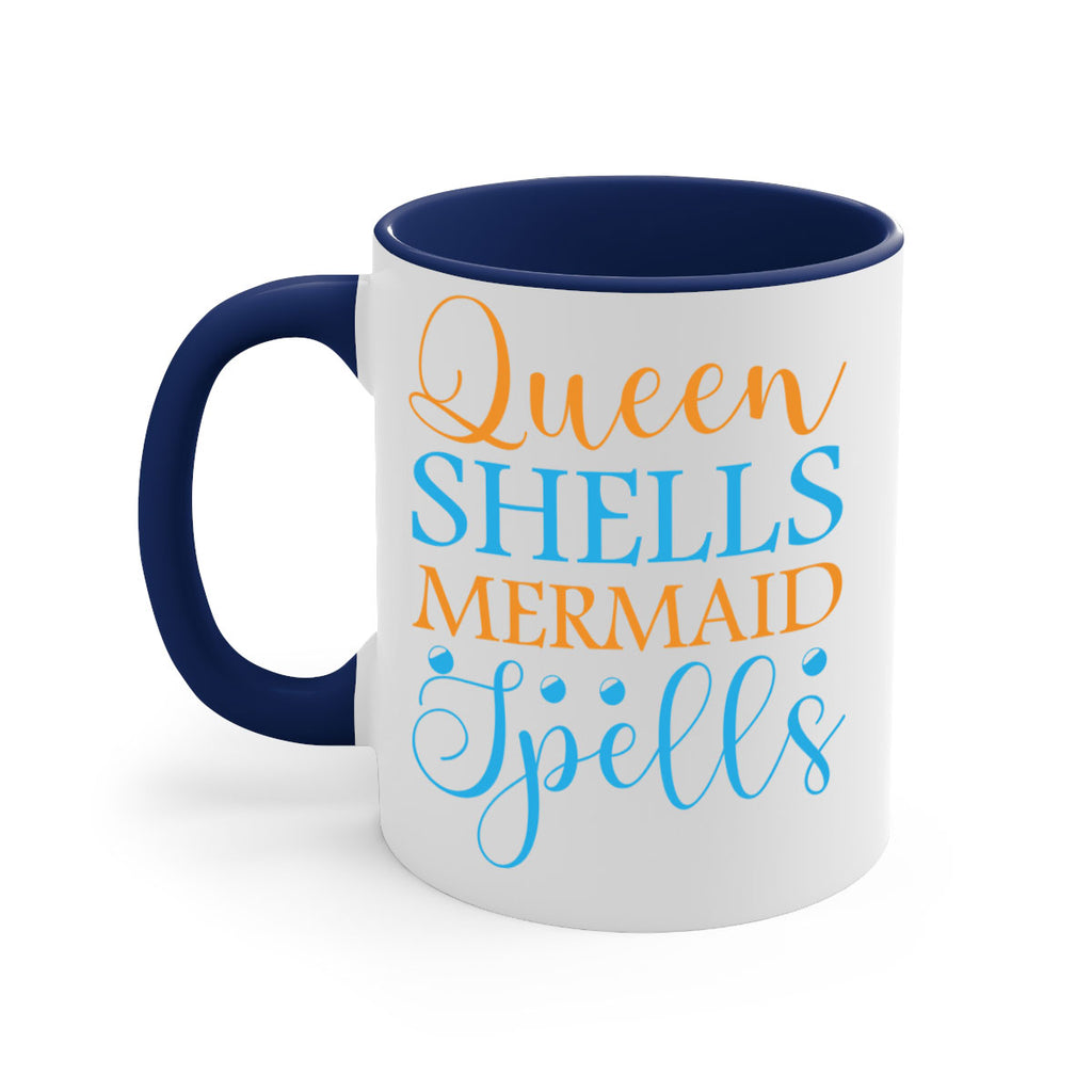 Queen Shells Mermaid Spells 546#- mermaid-Mug / Coffee Cup