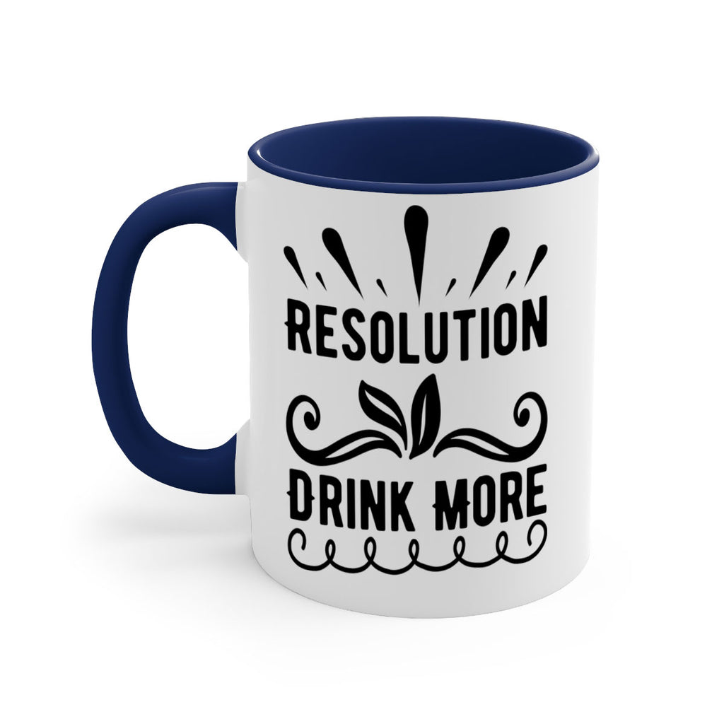 Resolution Drink More 348#- winter-Mug / Coffee Cup