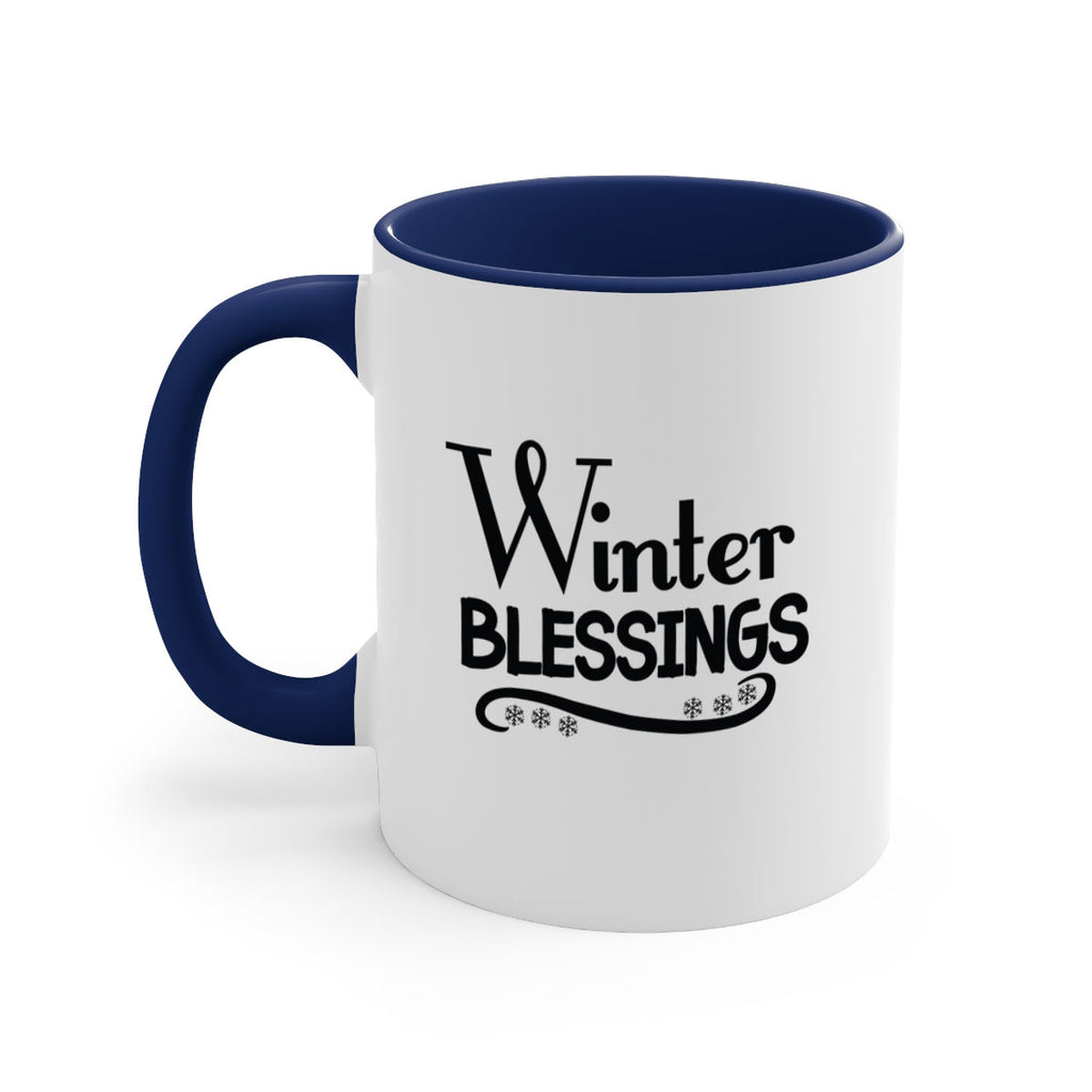 Winter Blessings 493#- winter-Mug / Coffee Cup