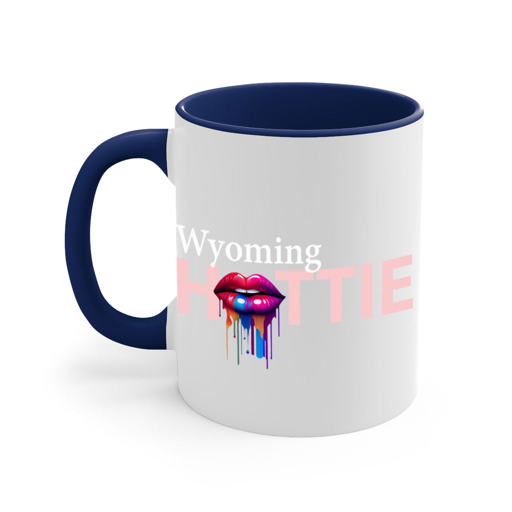 Wyoming Hottie with dripping lips 124#- Hottie Collection-Mug / Coffee Cup
