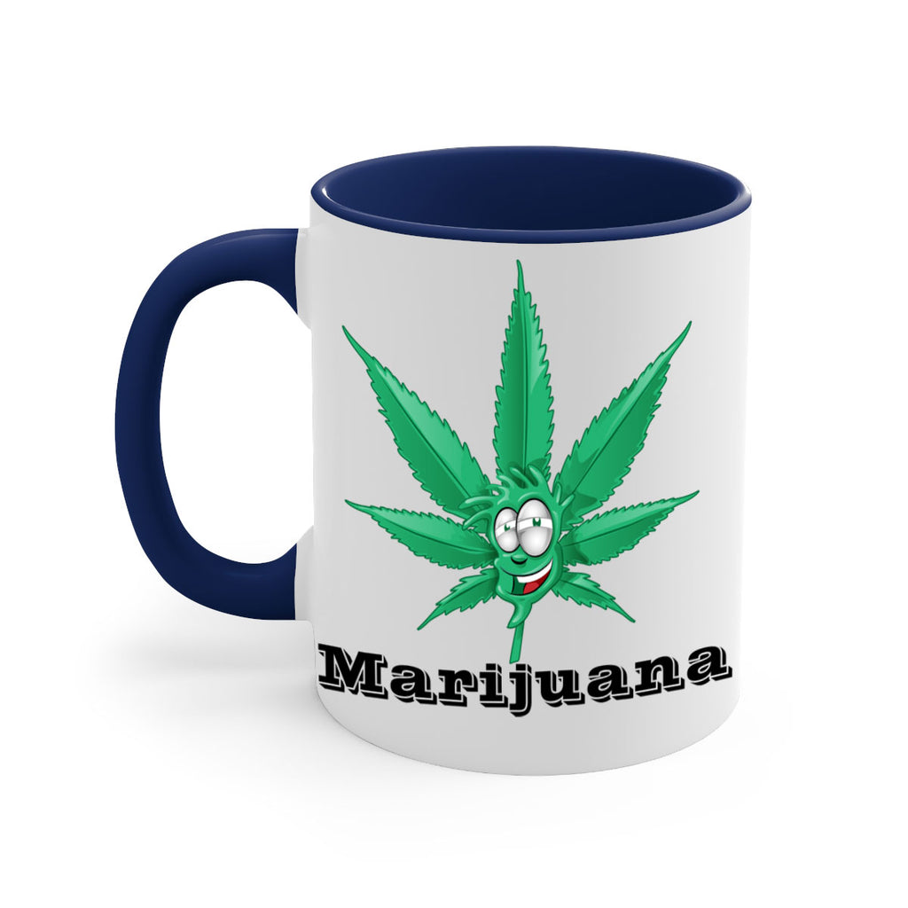marijuana happy face 199#- marijuana-Mug / Coffee Cup