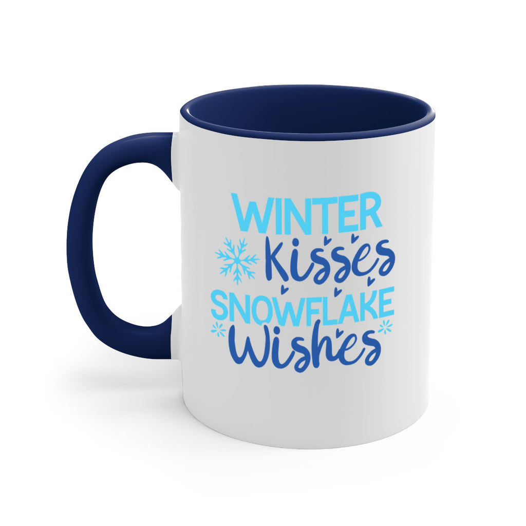 winter kisses snowflake wishes 519#- winter-Mug / Coffee Cup