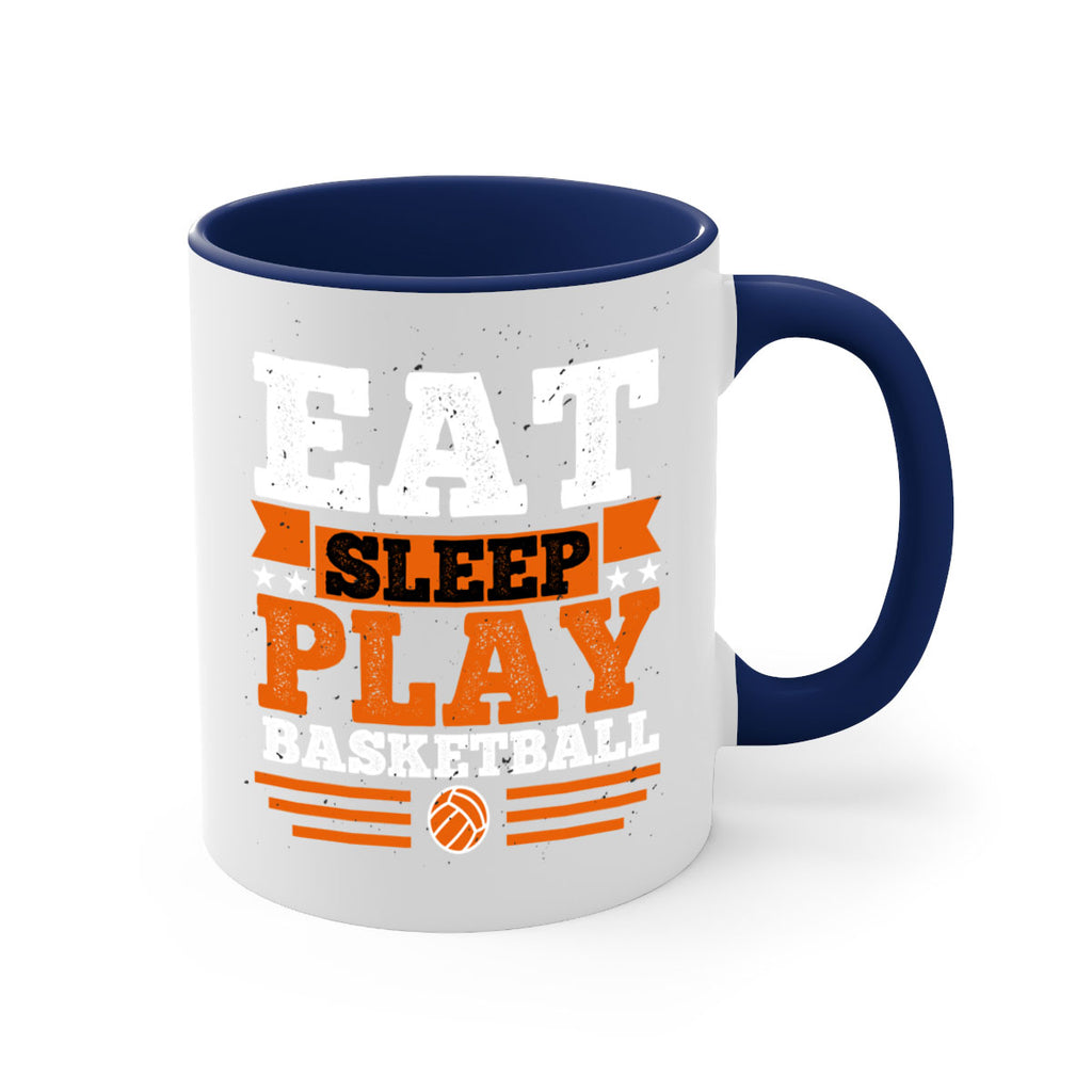 A Eat sleep play volleyball 2334#- basketball-Mug / Coffee Cup