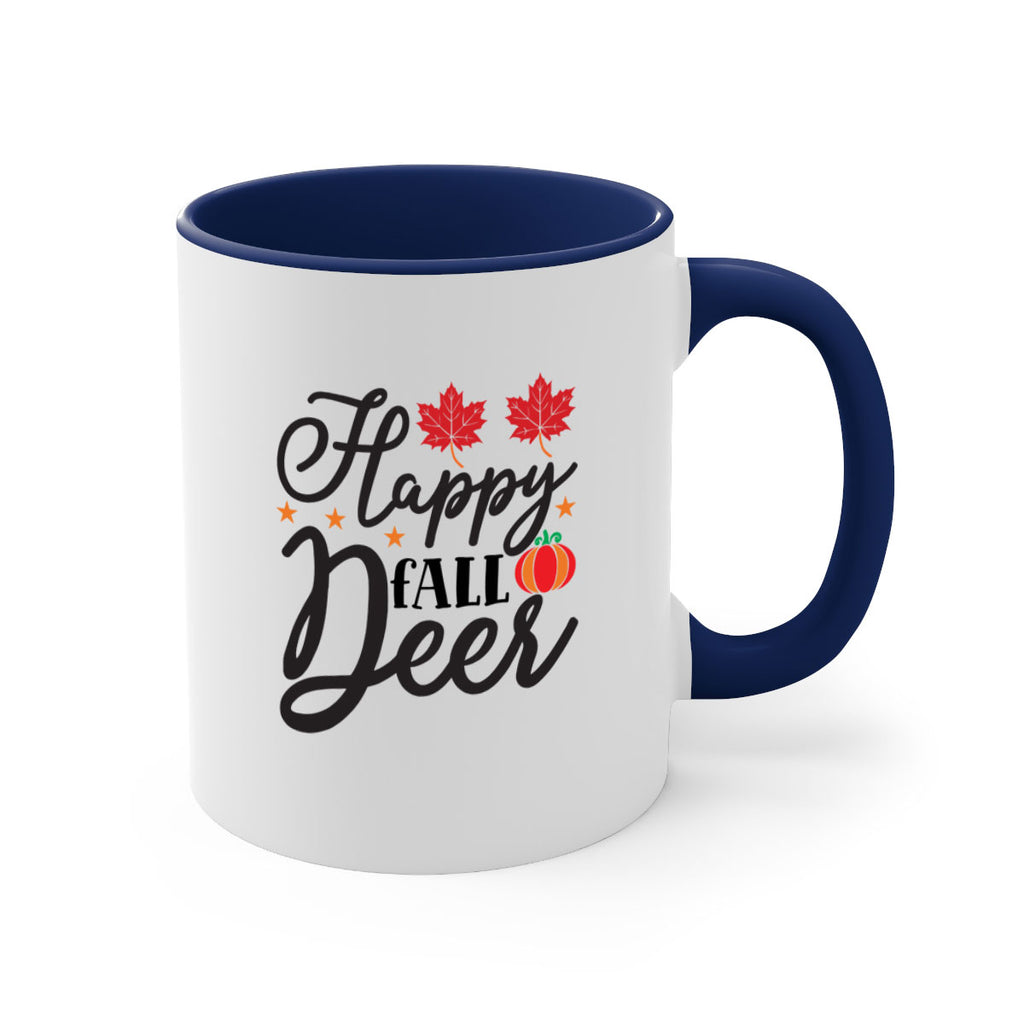Happyfalldeer 254#- fall-Mug / Coffee Cup
