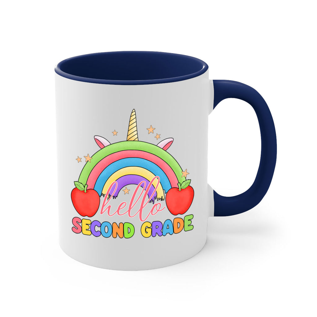 Hello 2nd Grade Unicorn Rainbow 13#- second grade-Mug / Coffee Cup