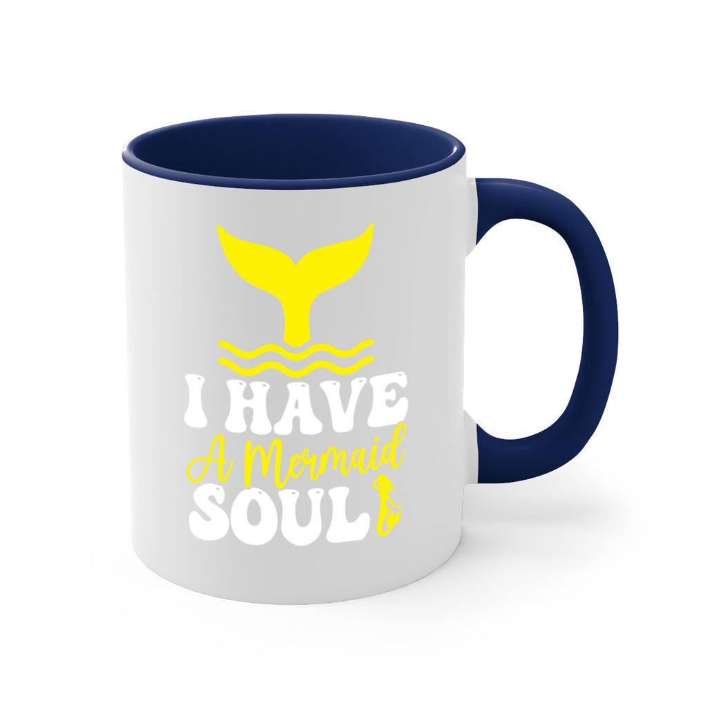 I Have a Mermaid Soul 206#- mermaid-Mug / Coffee Cup