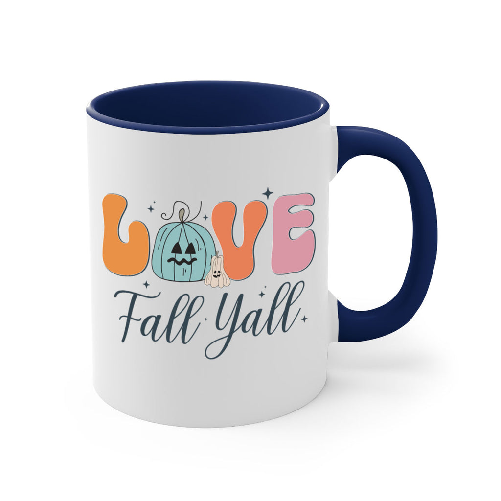 Love Fall Yall 413#- fall-Mug / Coffee Cup