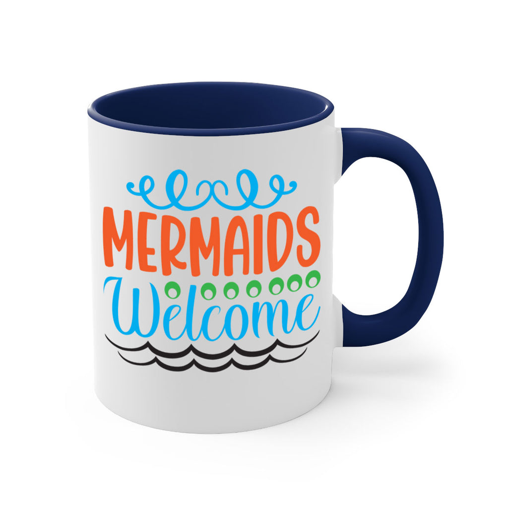Mermaids Welcome 497#- mermaid-Mug / Coffee Cup
