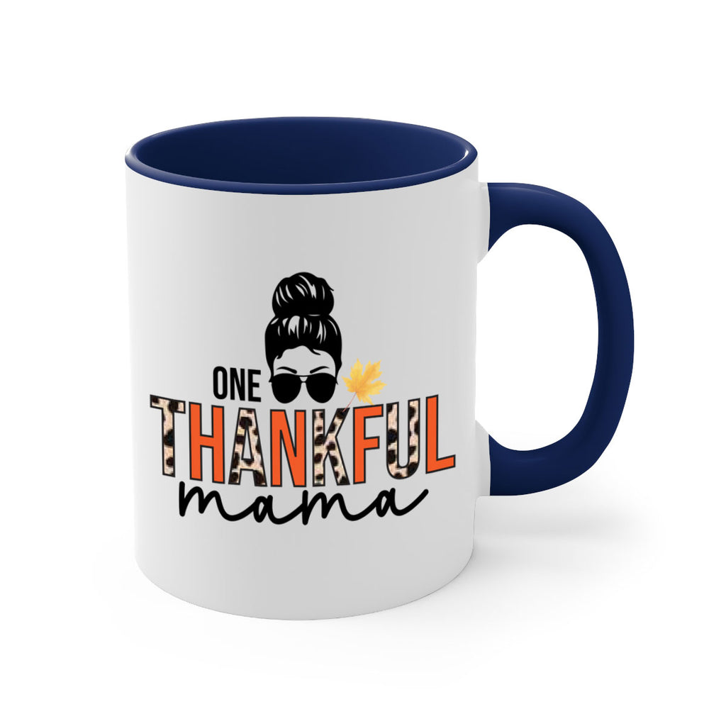 One thankful mama 463#- fall-Mug / Coffee Cup