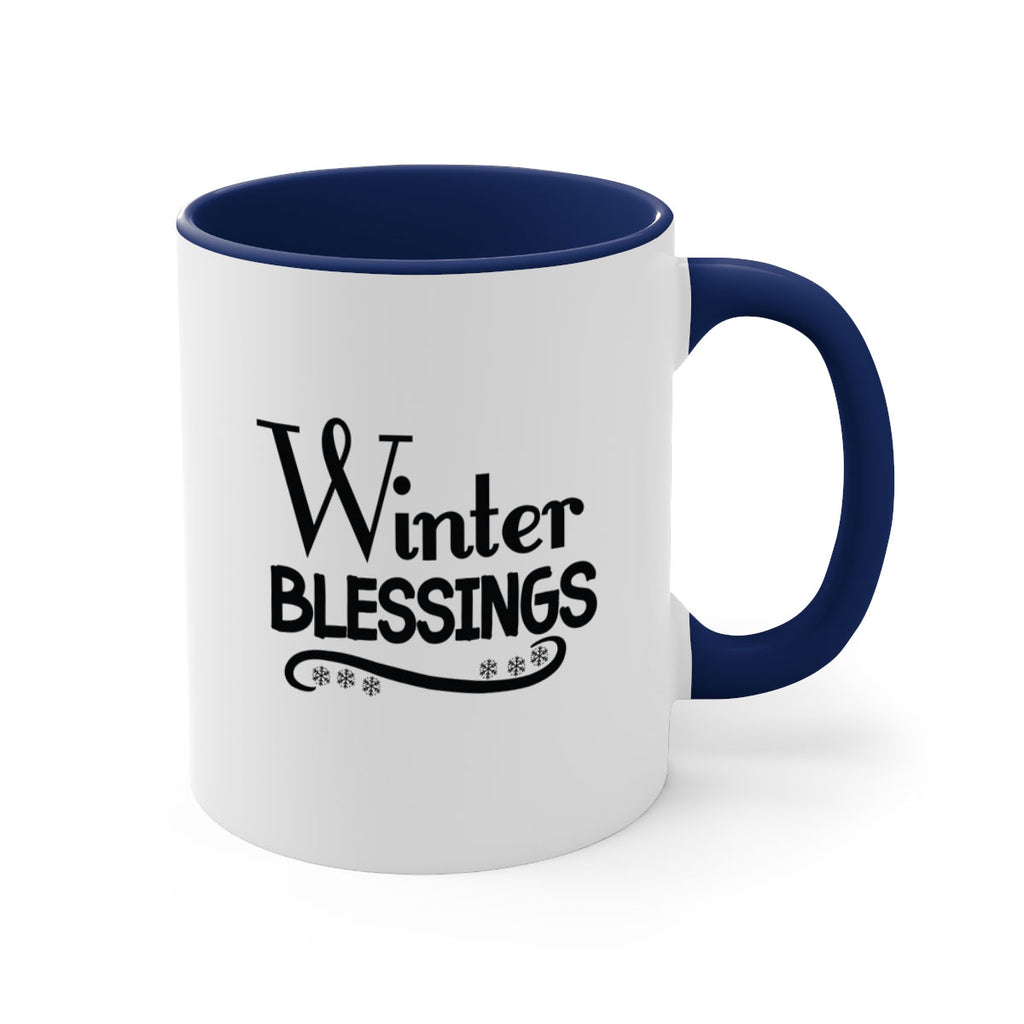 Winter Blessings 493#- winter-Mug / Coffee Cup