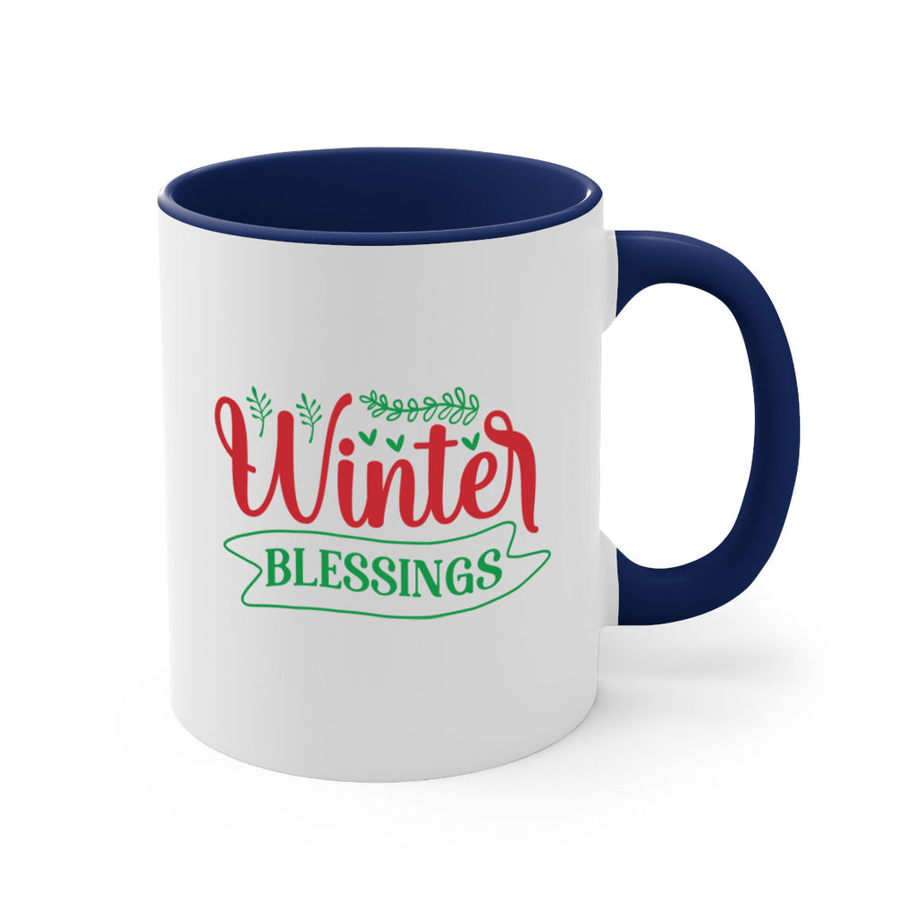 Winter Blessings 494#- winter-Mug / Coffee Cup