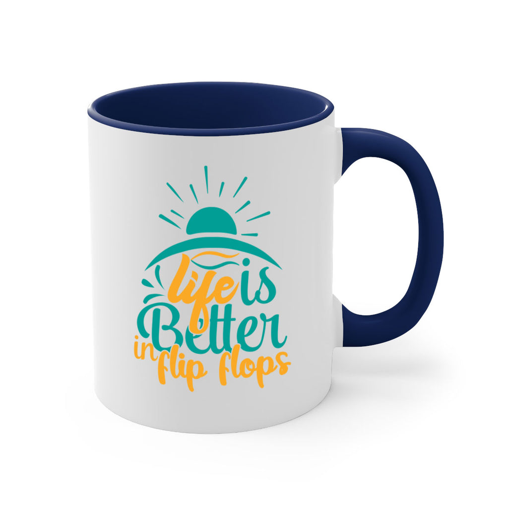 life is better in flip flops Style 89#- Summer-Mug / Coffee Cup