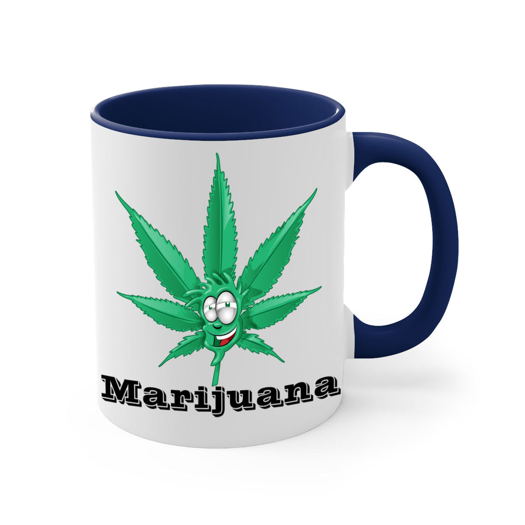 marijuana happy face 199#- marijuana-Mug / Coffee Cup