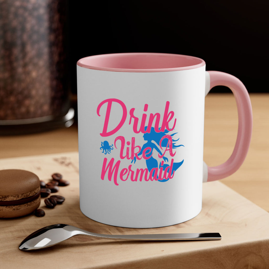Drink Like A Mermaid 140#- mermaid-Mug / Coffee Cup