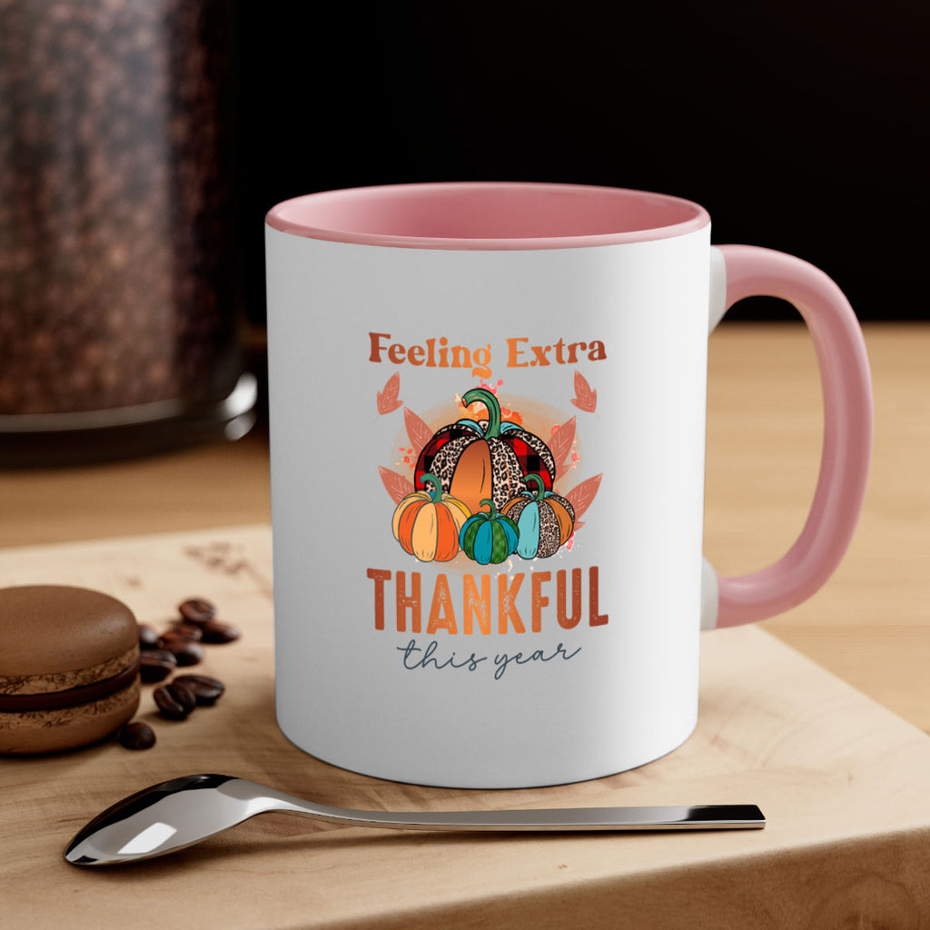 Feeling Extra THankful this year 181#- fall-Mug / Coffee Cup