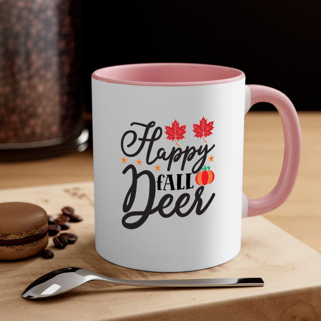 Happyfalldeer 254#- fall-Mug / Coffee Cup