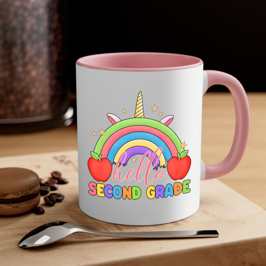 Hello 2nd Grade Unicorn Rainbow 13#- second grade-Mug / Coffee Cup