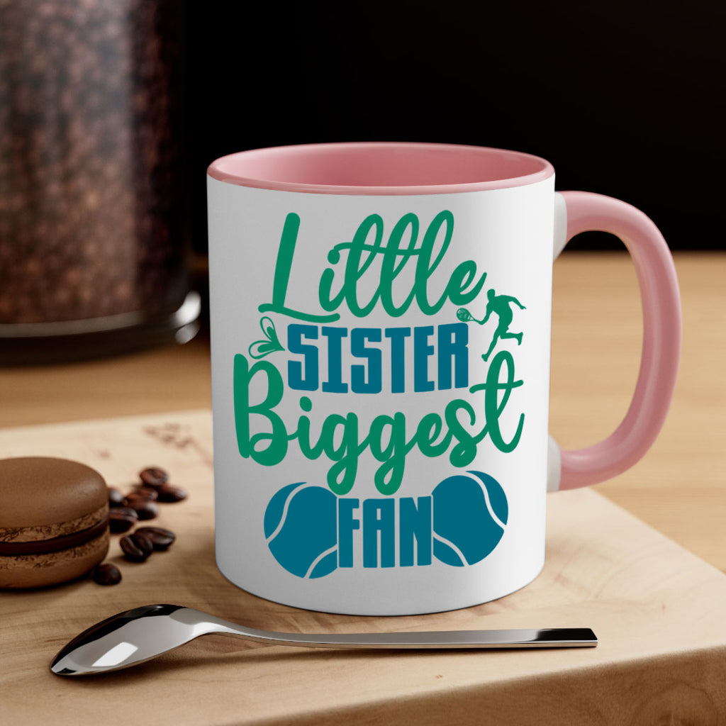 Little Sister Biggest Fan 871#- tennis-Mug / Coffee Cup