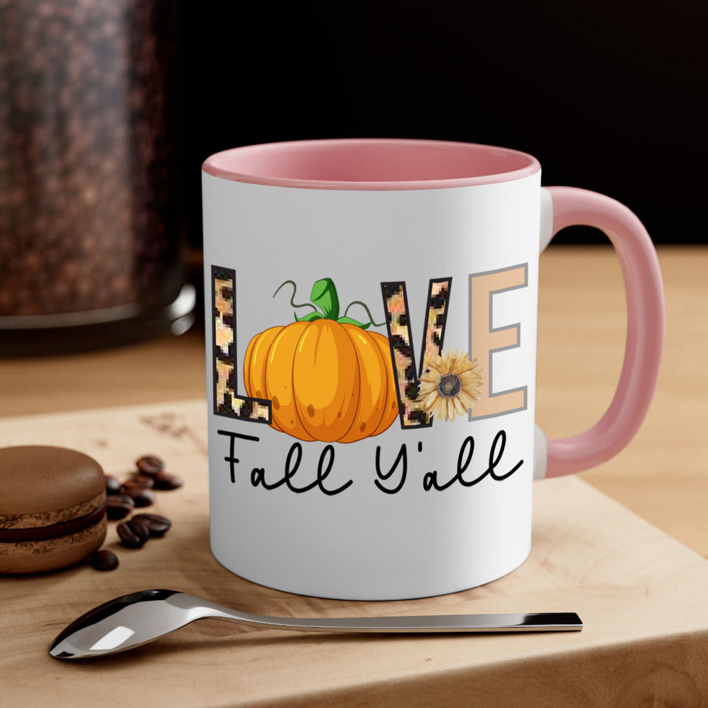 Love FALL YAll 410#- fall-Mug / Coffee Cup