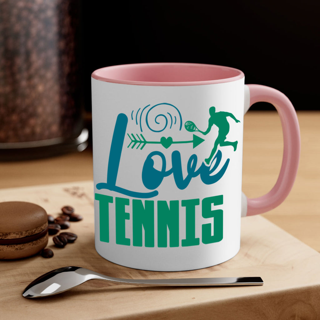 Love Tennis 729#- tennis-Mug / Coffee Cup