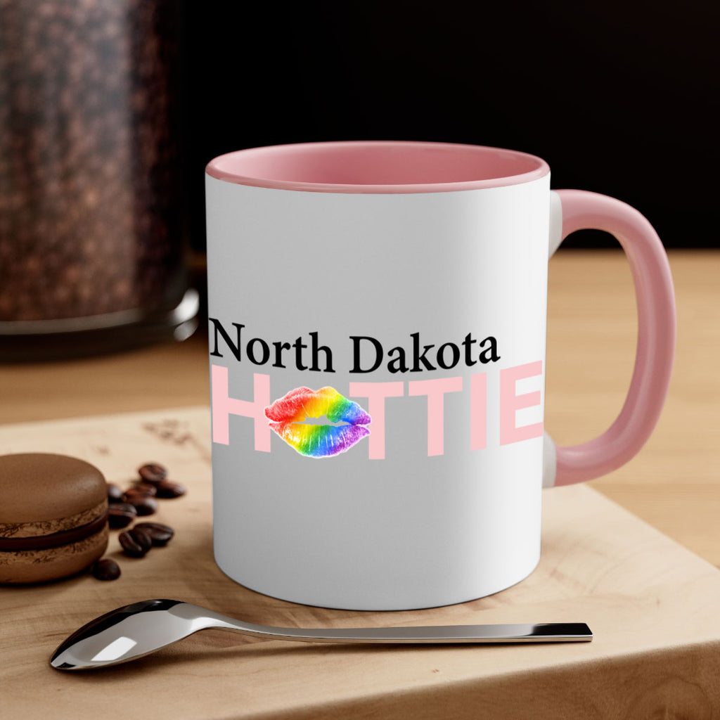 North Dakota Hottie with rainbow lips 34#- Hottie Collection-Mug / Coffee Cup