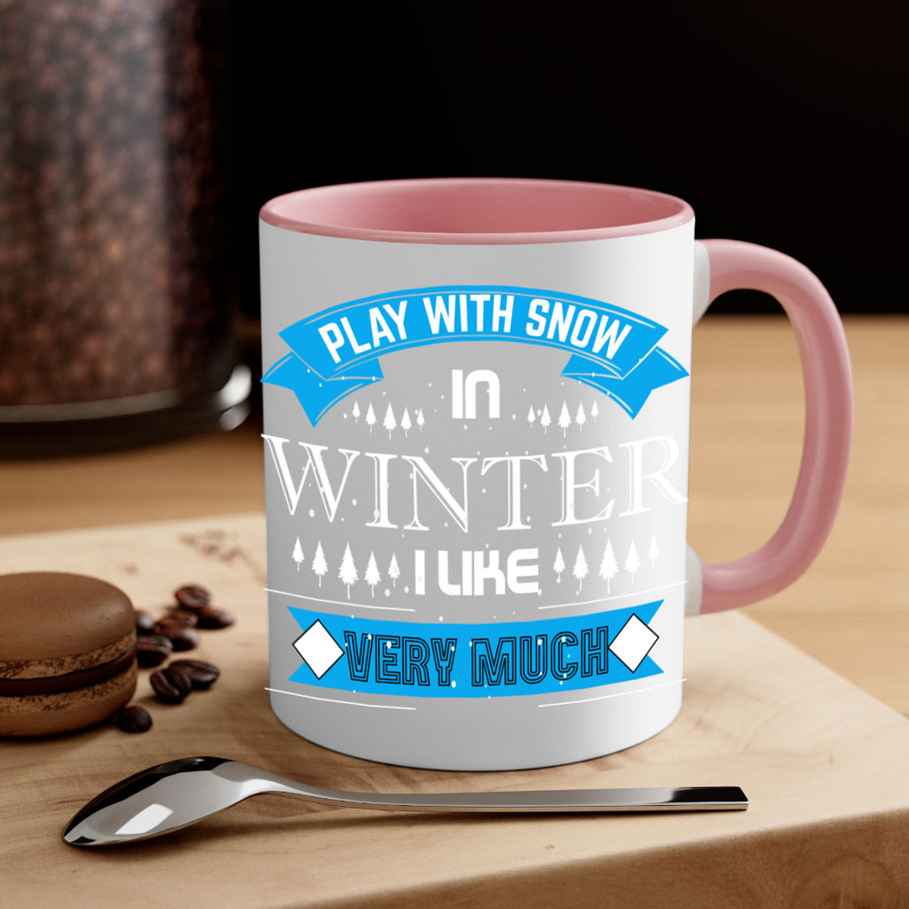 Play with Snow Winter 338#- winter-Mug / Coffee Cup