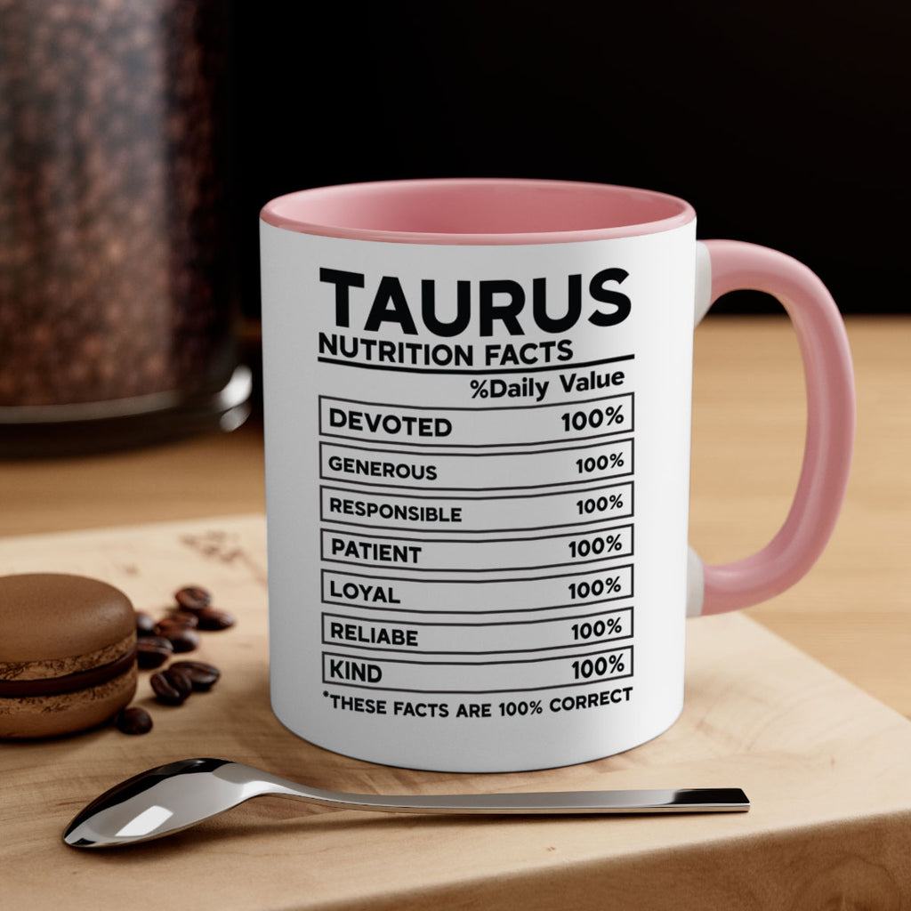 Taurus Nutrition Facts 490#- zodiac-Mug / Coffee Cup