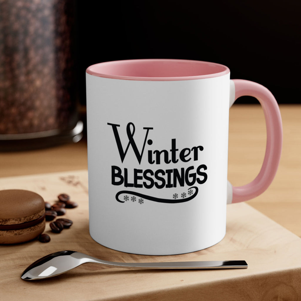 Winter Blessings 493#- winter-Mug / Coffee Cup