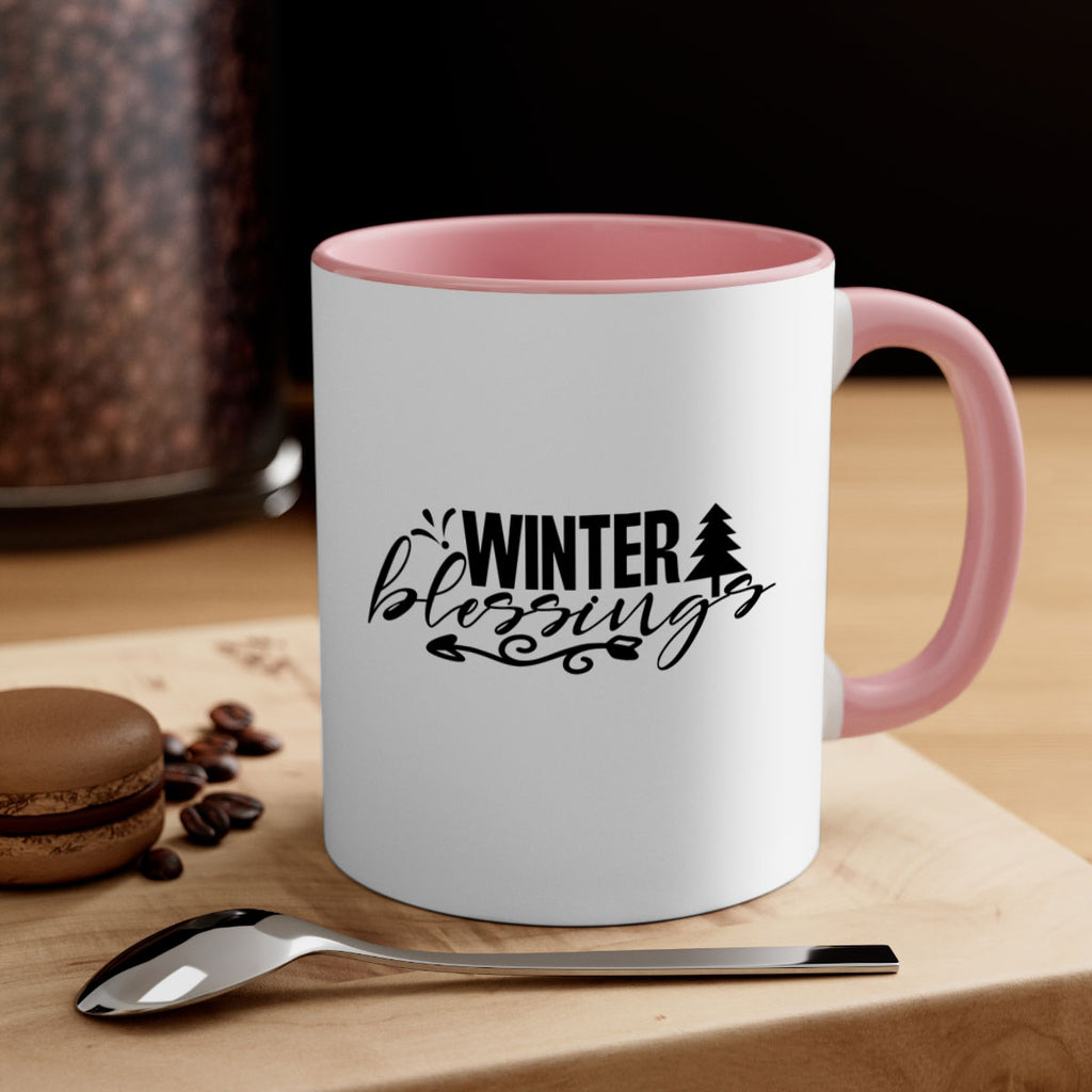 Winter Blessings 496#- winter-Mug / Coffee Cup