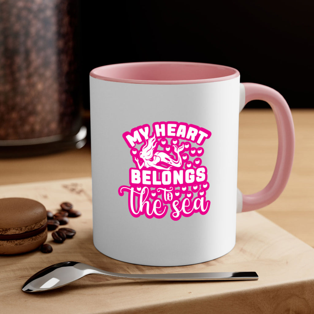 my heart belongs to the sea 515#- mermaid-Mug / Coffee Cup