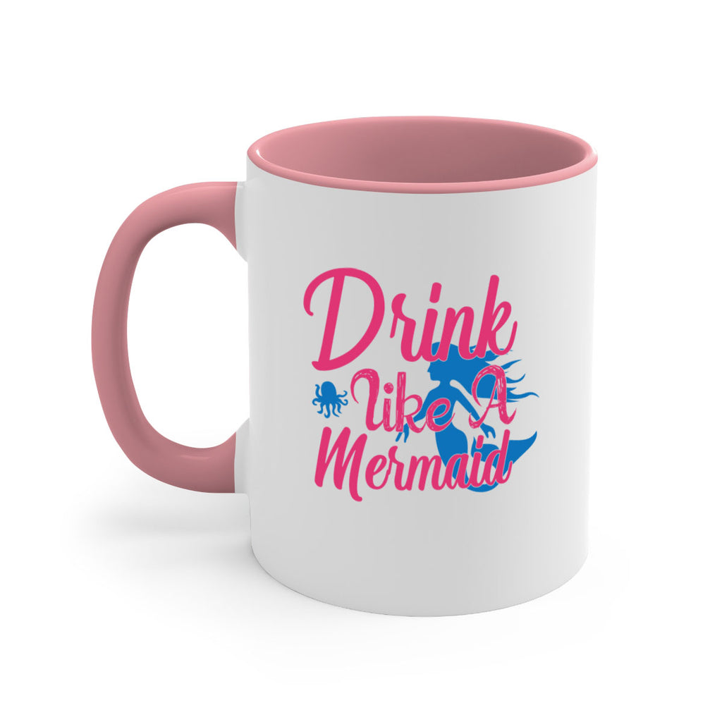 Drink Like A Mermaid 140#- mermaid-Mug / Coffee Cup