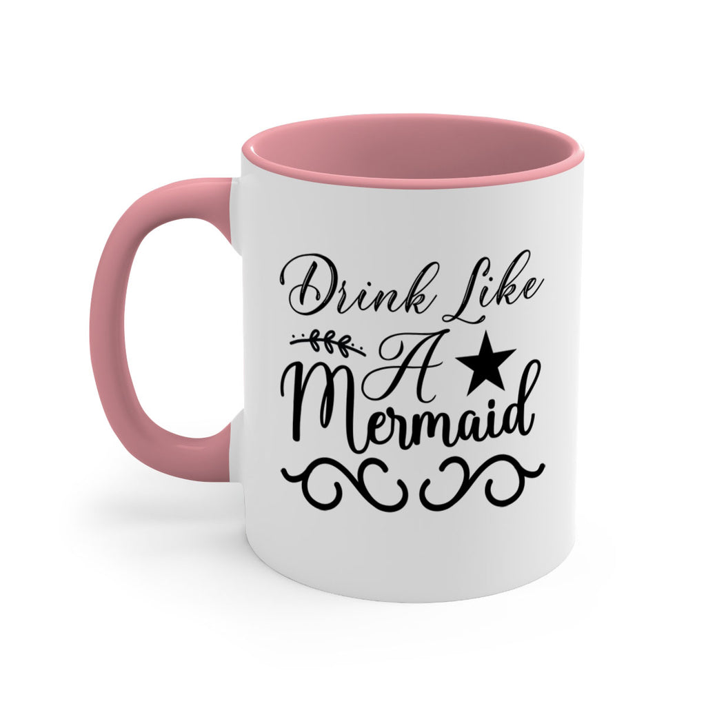 Drink like a mermaid 144#- mermaid-Mug / Coffee Cup