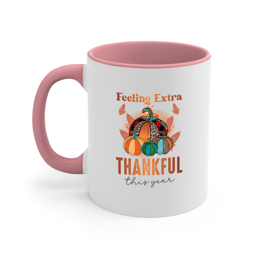 Feeling Extra THankful this year 181#- fall-Mug / Coffee Cup