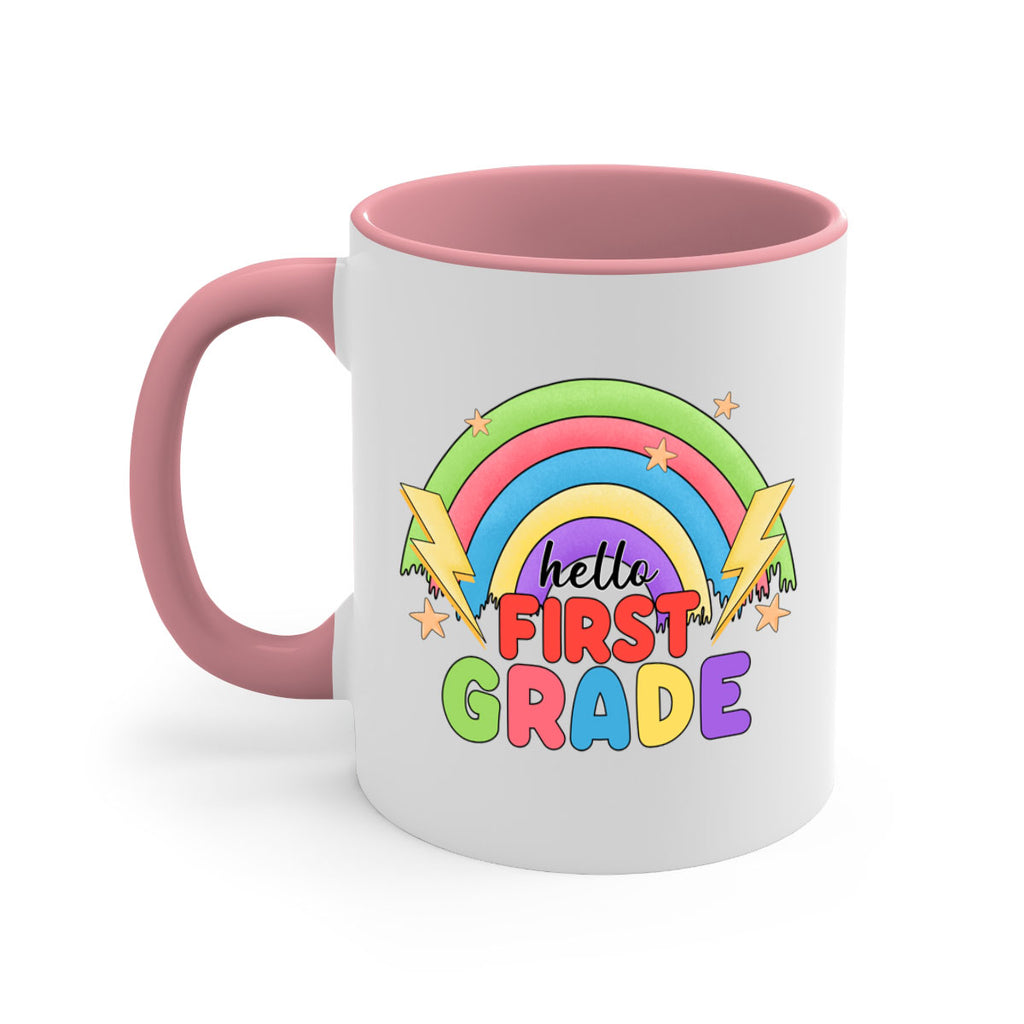 Hello 1st Grade Rainbow 13#- First Grade-Mug / Coffee Cup