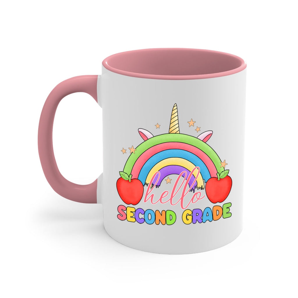 Hello 2nd Grade Unicorn Rainbow 13#- second grade-Mug / Coffee Cup