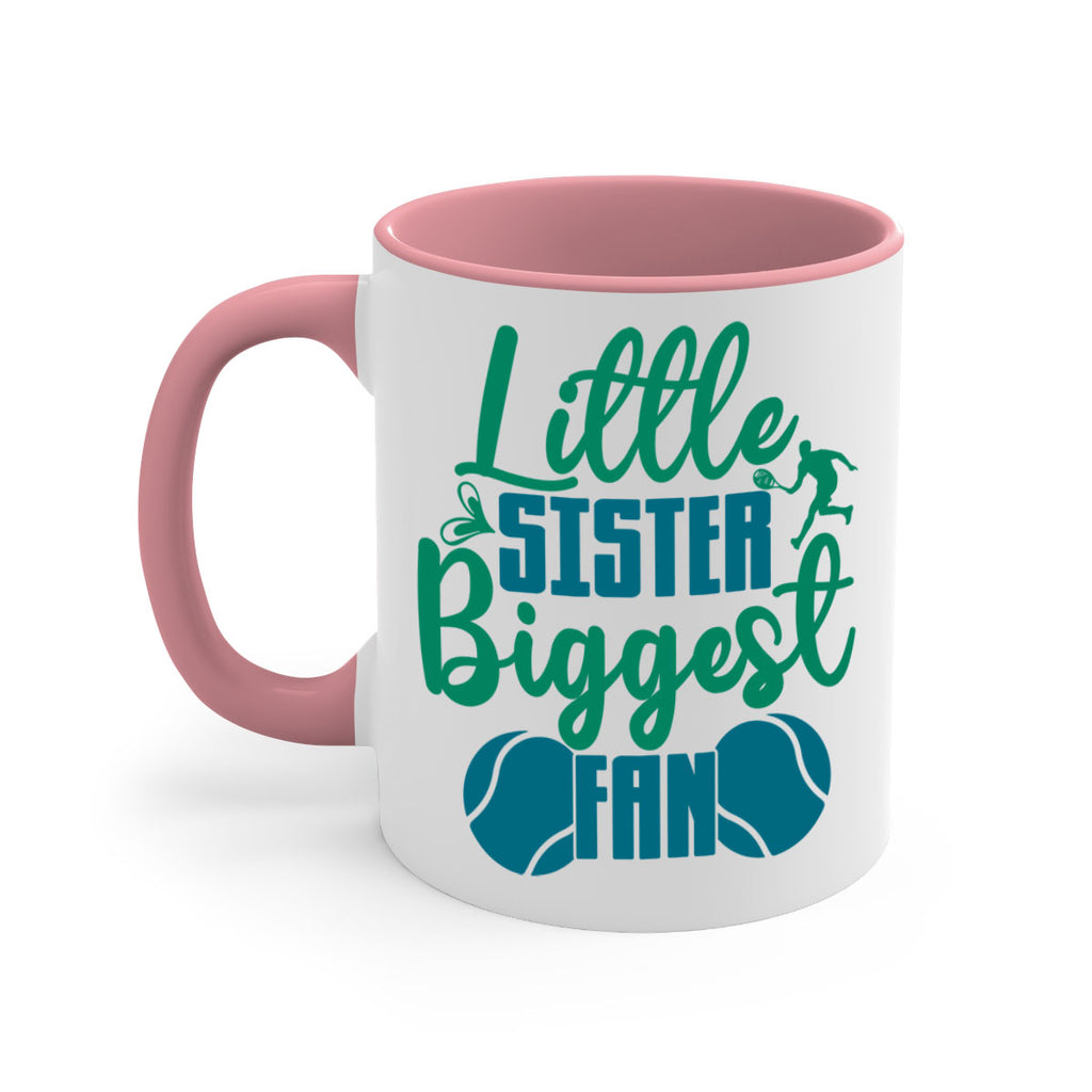 Little Sister Biggest Fan 871#- tennis-Mug / Coffee Cup