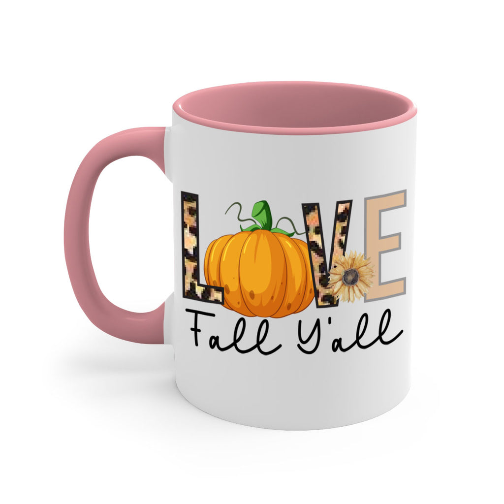 Love FALL YAll 410#- fall-Mug / Coffee Cup
