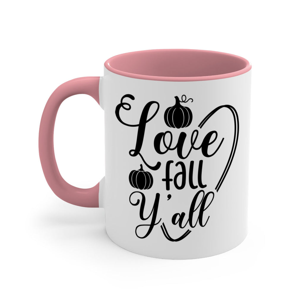Love Fall Yall 412#- fall-Mug / Coffee Cup